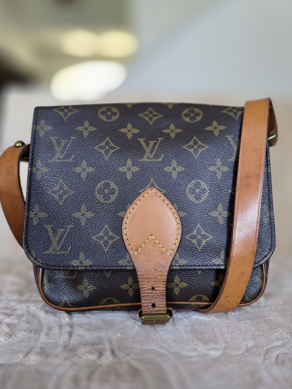 Louis Vuitton Monogram Cartouchiere MM Shoulder Bag